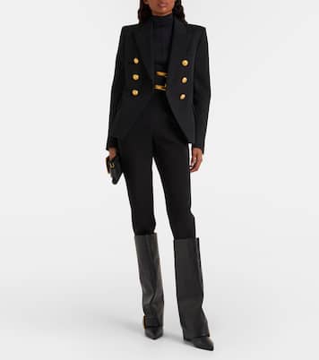 High-rise slim pants | Balmain