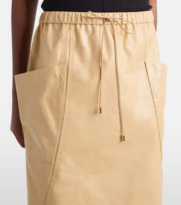 Bleistiftrock aus Leder  | Alaïa