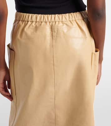 Bleistiftrock aus Leder  | Alaïa