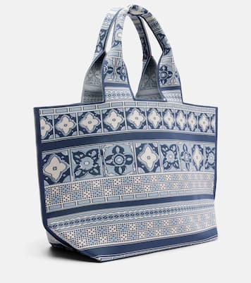 Villa Romantica Maxi jacquard tote bag | Alémais