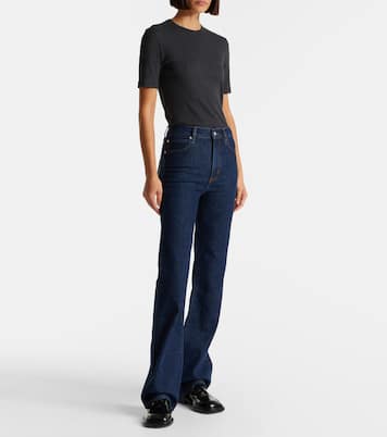 Arrow high-rise bootcut jeans | Frame