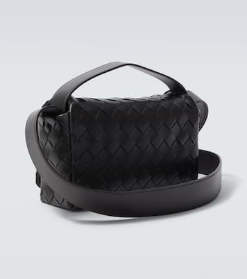 Bolso cruzado Mini de piel Intrecciato | Bottega Veneta