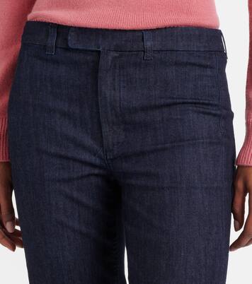 Diana cotton-blend slim pants | 'S Max Mara
