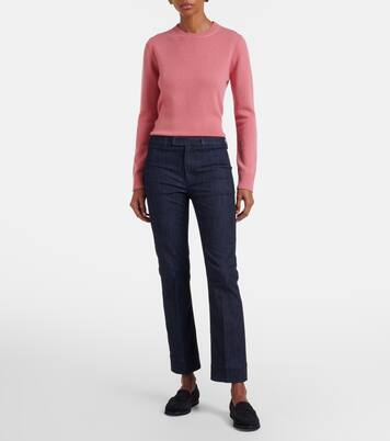 Diana cotton-blend slim pants | 'S Max Mara