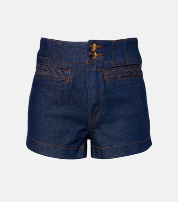 Awaken high-rise denim shorts | Zimmermann
