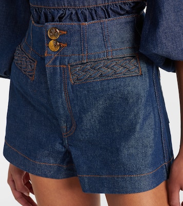 Awaken high-rise denim shorts | Zimmermann