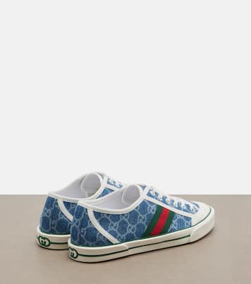 Baskets Gucci Tennis 1977 en denim GG | Gucci