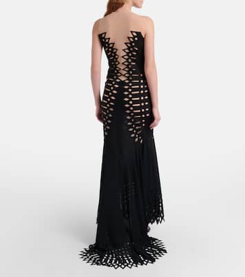 메쉬 이브닝 가운 | Blumarine