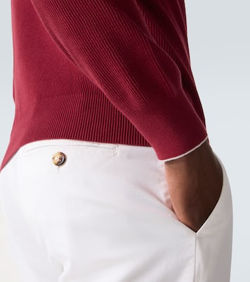 Ribbed-knit cotton sweater | Brunello Cucinelli