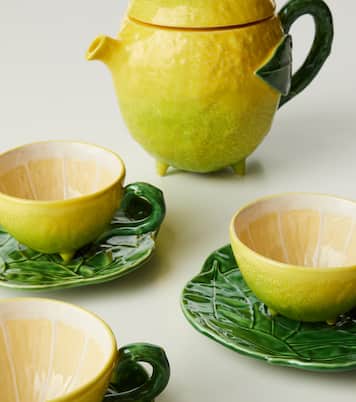Set de 2 tazas de té y platillos Lemon | Bordallo Pinheiro