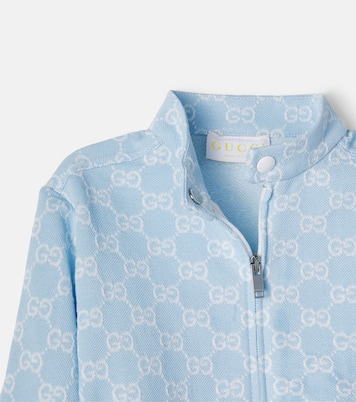Baby GG cotton piqué jacket | Gucci Kids