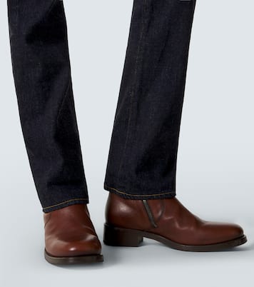 Embroidered slim jeans | RRL