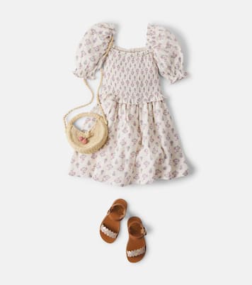 Robe Clavel en coton à smocks | The New Society