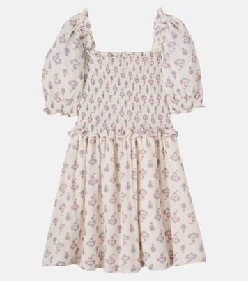 Robe Clavel en coton à smocks | The New Society