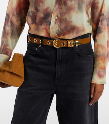 Hollyhock suede belt | Déhanche