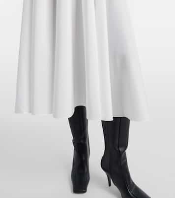 Jupe midi à taille haute | Norma Kamali