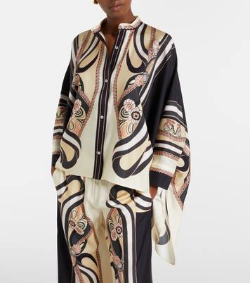 Chemise Foulard en sergé de soie  | La DoubleJ