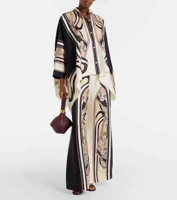 Chemise Foulard en sergé de soie  | La DoubleJ