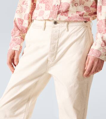 Cotton canvas straight pants | RRL