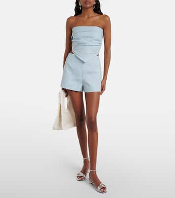 Lila linen shorts | Faithfull