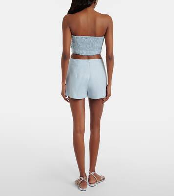 Lila linen shorts | Faithfull