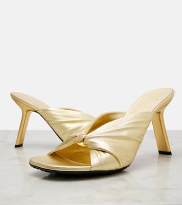 Paula's Ibiza Pebble Soft leather mules | Loewe