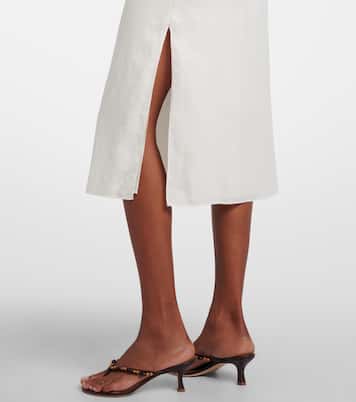 Midikleid Darya aus Leinen und Baumwolle | Posse