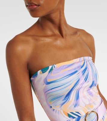 Iris belted printed swimsuit | Alexandra Miro