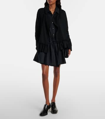 x Jimmy Choo crystal-embellished leather derby shoes | Noir Kei Ninomiya