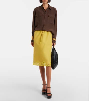 Plateausandalen Marlena aus Leder | Gianvito Rossi