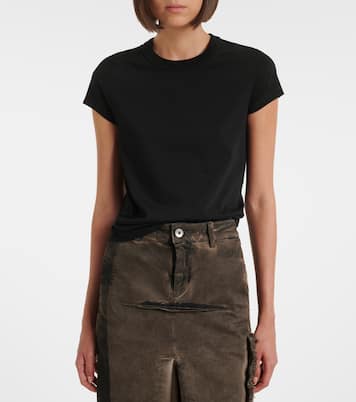 Cropped Level cotton jersey T-shirt | Rick Owens