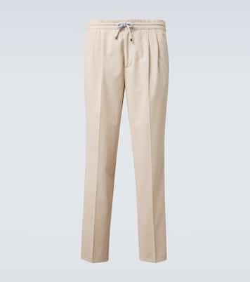 Cotton tapered pants | Brunello Cucinelli