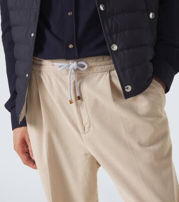 Cotton tapered pants | Brunello Cucinelli