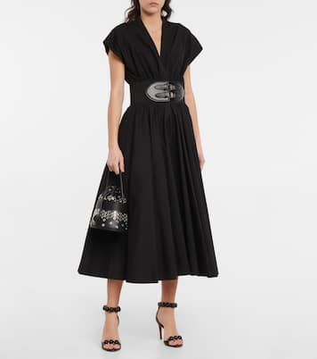 Midikleid aus Baumwollpopeline | Alaïa