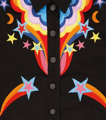 Embroidered denim jacket | Stella McCartney Kids