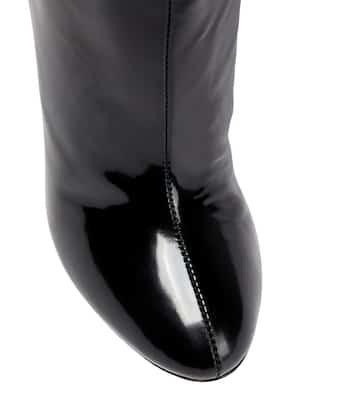 Suede-trimmed PVC knee-high boots | Giambattista Valli