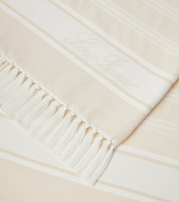 Striped cotton beach towel | Loro Piana