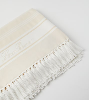 Striped cotton beach towel | Loro Piana