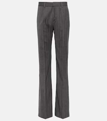 Gerade High-Rise-Hose | Alessandra Rich