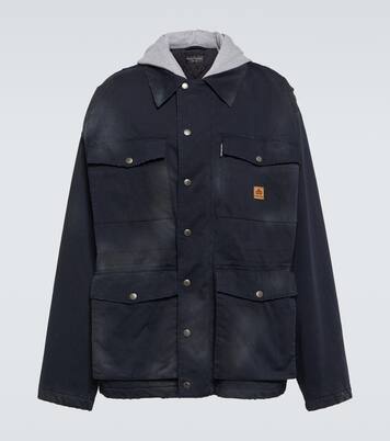Oversize-Parka aus Baumwoll-Gabardine | Balenciaga