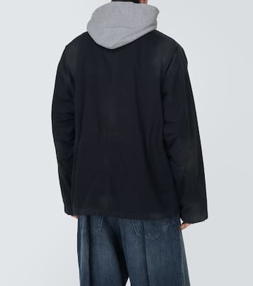 Oversize-Parka aus Baumwoll-Gabardine | Balenciaga