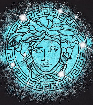 Logo cotton jersey T-shirt | Versace Kids