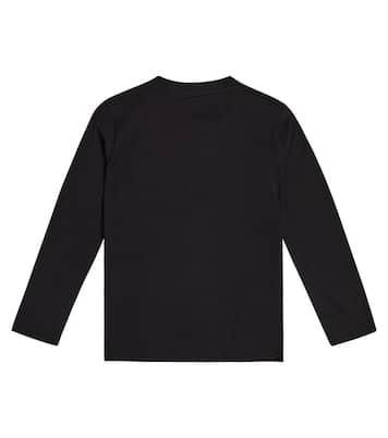 Logo cotton jersey T-shirt | Versace Kids