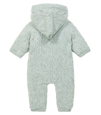 Baby David Pilot wool and cotton onesie | Louise Misha