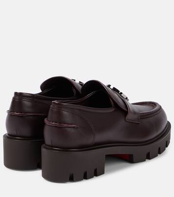 CL Moc Lug leather loafers | Christian Louboutin