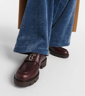 CL Moc Lug leather loafers | Christian Louboutin