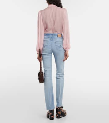 Embroidered flared jeans  | AG Jeans