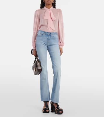 Embroidered flared jeans  | AG Jeans