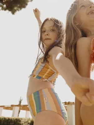Striped bikini | Tinycottons