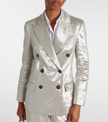 Blazer aus einem Leinengemisch | Brunello Cucinelli